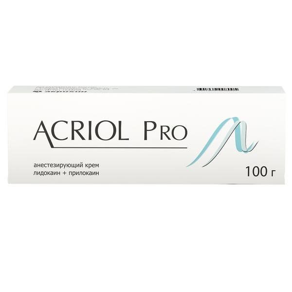 Акриол про крем для мест. и наруж. прим. 2,5 %+2,5 % 100 г