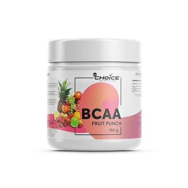 Аминокислоты BCAA фруктовый пунш MyChoice Nutrition 150г