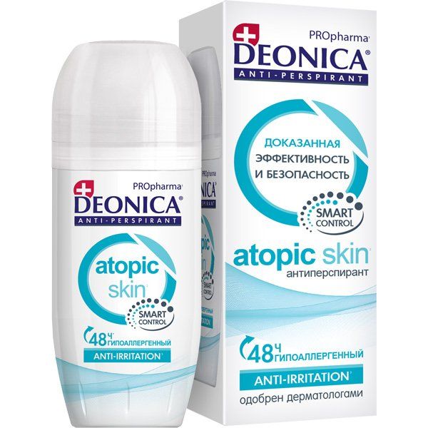 Антиперспирант роликовый Деоника (Deonica) Atopic Skin 50мл