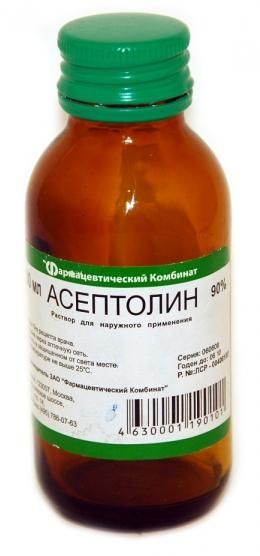 Асептолин р-р наруж. 90% 100мл