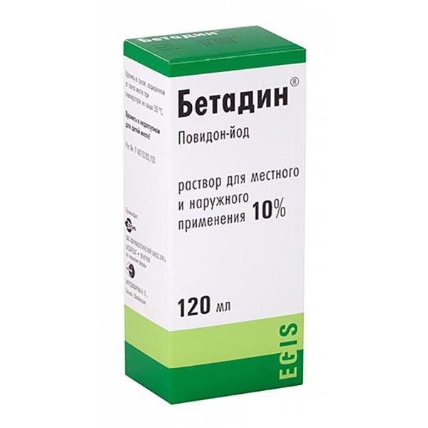 Бетадин р-р местн и наруж 10% 120мл n1