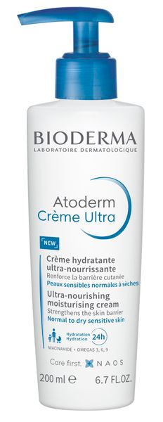 Биодерма атодерм крем ультрапитательный для нормальной или сухой чувствительной кожи фл. 200мл