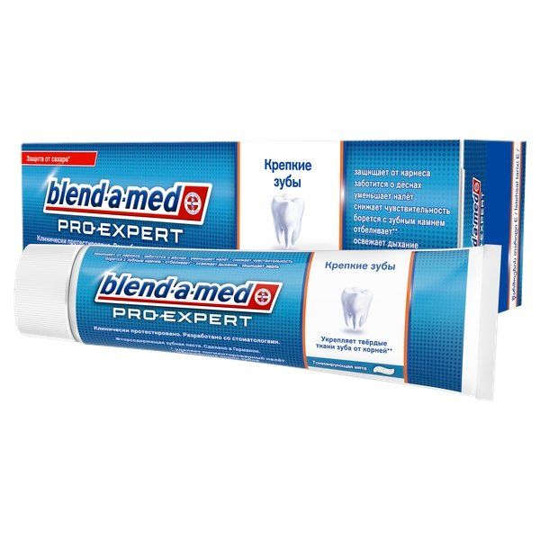 Blend-a-Med (БЛЕНД-А-МЕД) Зубная паста Про-Эксперт Крепкие зубы Тонизирующая Мята туба 100мл
