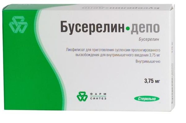 Бусерелин-депо лиоф. д/сусп. для в/м введ. пролонг. 3,75 мг №1