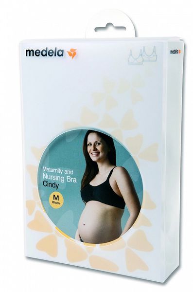 Бюстгальтер для кормящих матерей Medela (Медела) Синди размер M черный