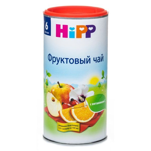Чай хипп (hipp) фруктовый чай 200 гр. с 6-ти месяцев