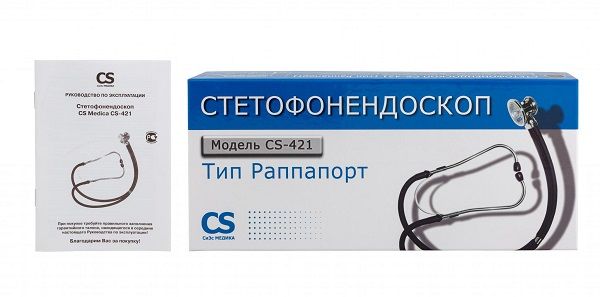 CS Medica стетофонендоскоп CS-421 цвет черный