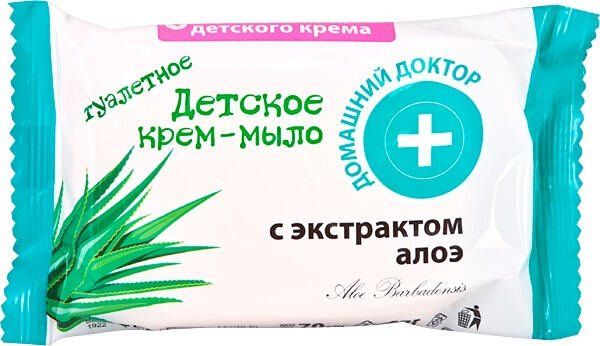 Детское крем-мыло с экстрактом алоэ Домашний доктор Elfa Pharm Elfa 70г