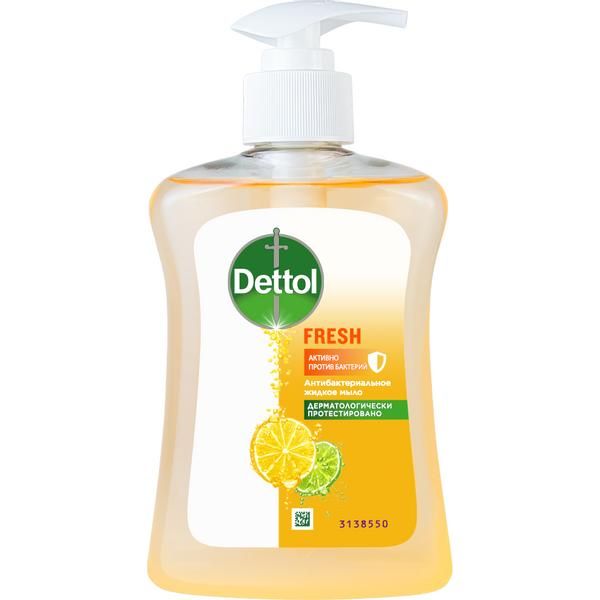 Деттол мыло жидкое антибактериальное д/рук грейпфрут 250мл