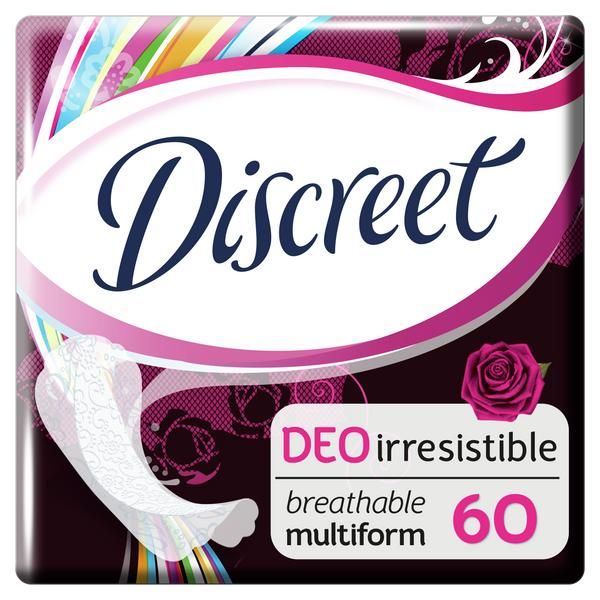Дискрит прокладки женские гигиенические на каждый день deo irresistible multiform №60