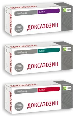 Доксазозин таблетки 4мг №30 Оболенское