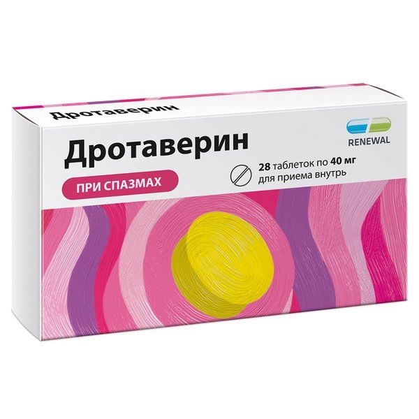 Дротаверин табл. 40 мг №28