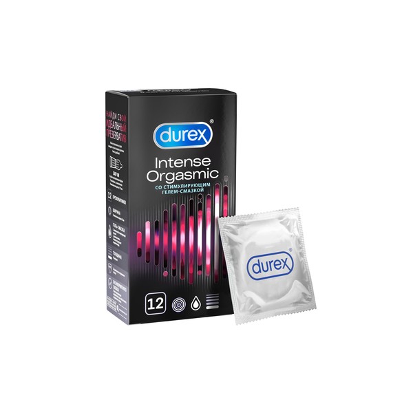 Дюрекс презервативы intense orgasmic рельефные №12