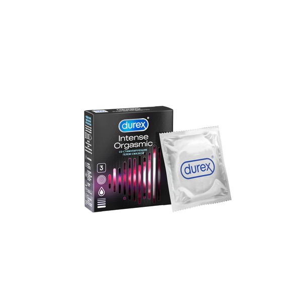 Дюрекс презервативы intense orgasmic рельефные №3