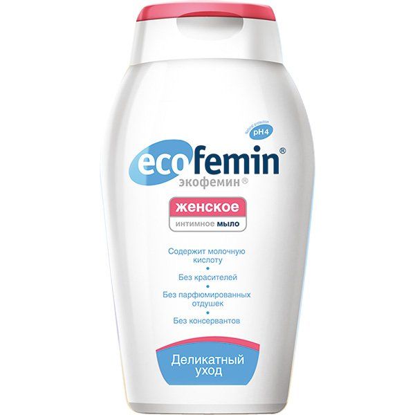 Экофемин мыло жидкое д/интим гигиены 200мл