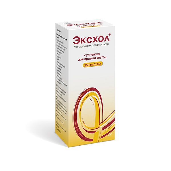 Эксхол сусп. для внутреннего приема 250 мг/5 мл 250 мл