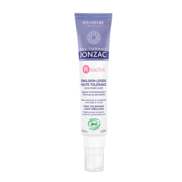 Эмульсия для чувствительной и реактивной кожи лица легкая вода термальная Reactive Jonzac/Жонзак туба 40мл