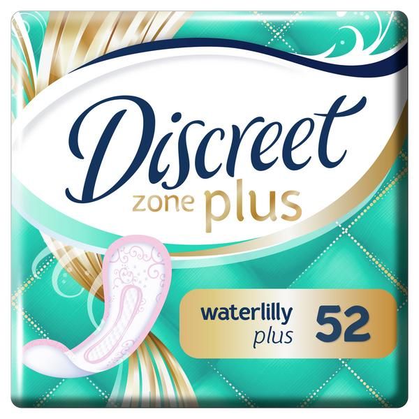Ежедневные прокладки Discreet ZonePlus Waterlily, 52 шт.
