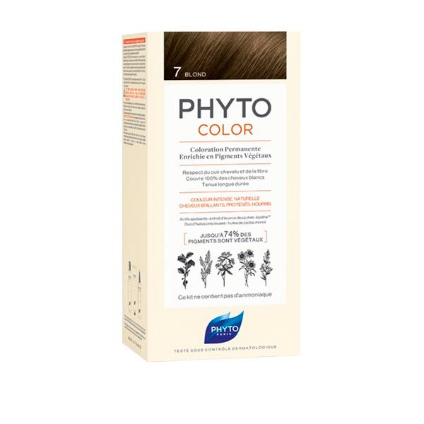 Фито фитоколор крем-краска для волос в наборе тон 7 (блонд)