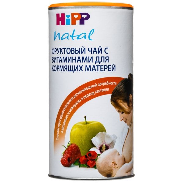 Фиточай хипп д/кормящих 200г фруктовый с витаминами