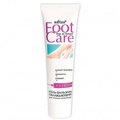 Гель-бальзам для ступней ног охлаждающий Foot care Белита 100 мл