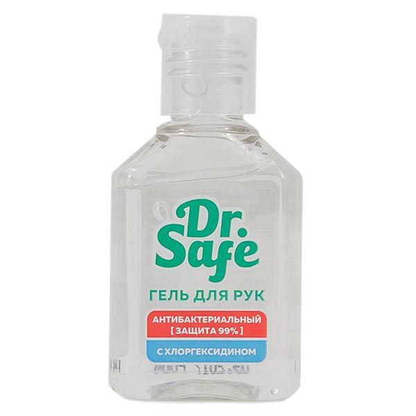 Гель Dr.Safe (Доктор Сейф) косметический для ухода за кожей рук с антибактериальным эффектом с хлоргексидином 60 мл