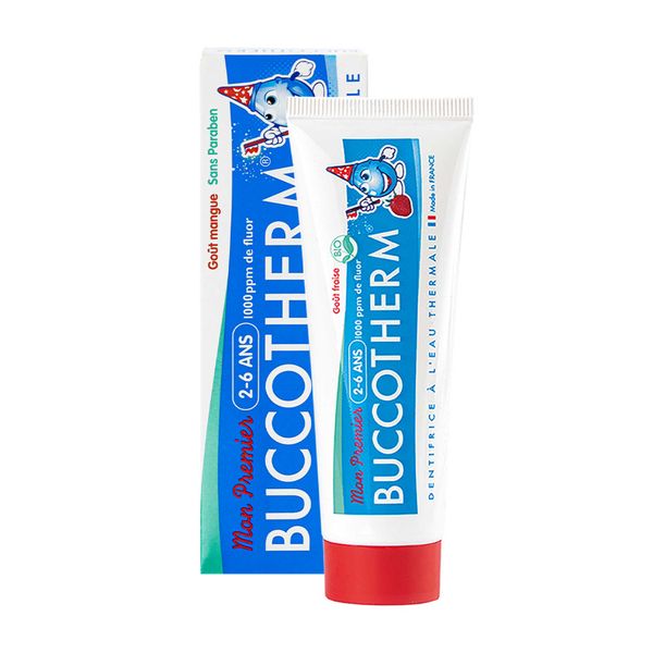 Гель-паста зубная клубника для детей 2-12 лет с термальной водой Buccotherm 50мл
