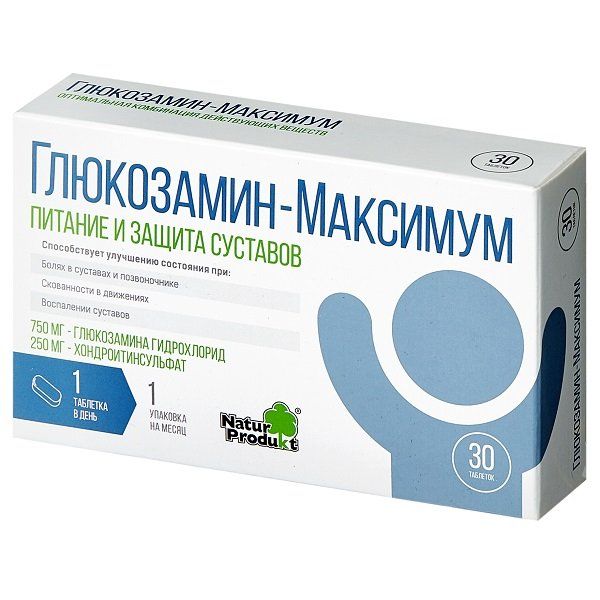 Глюкозамин максимум таб. n30