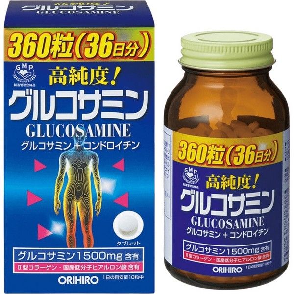 Глюкозамин с хондроитином и витаминами таб. Orihiro/Орихиро 0,25г 360шт