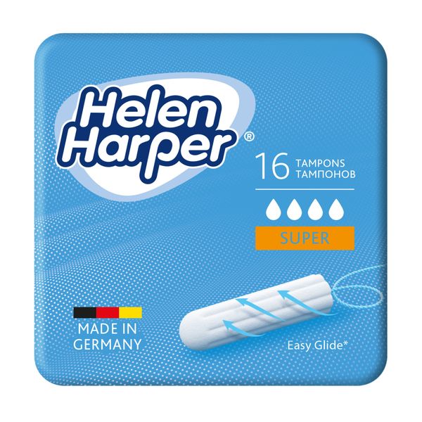 Хелен харпер тампоны жен. гиг. без аппликатора супер №16
