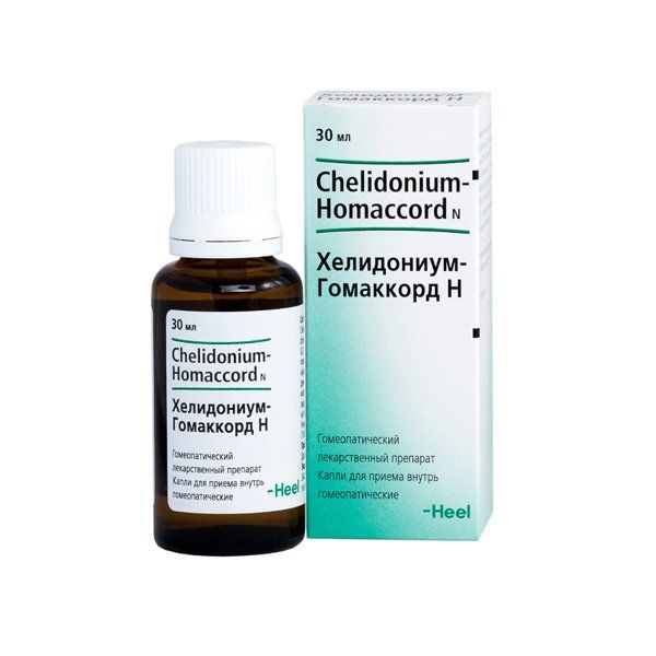 Хелидониум-Гомаккорд Н капли для внутреннего применения гомеопатические 30мл