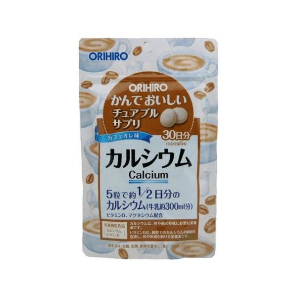 Кальций с витамином D со вкусом кофе таб. Orihiro/Орихиро 0,5г 150шт