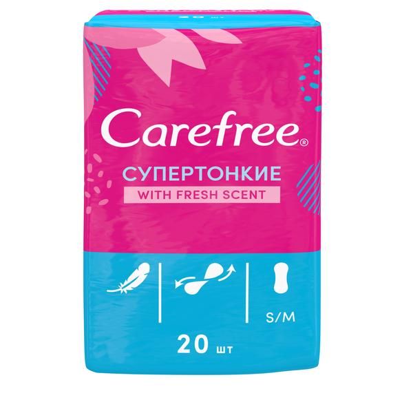Кэфри салфетки ежедневные прокладки супертонкие свежий аромат fresh scent n20 (инд уп)