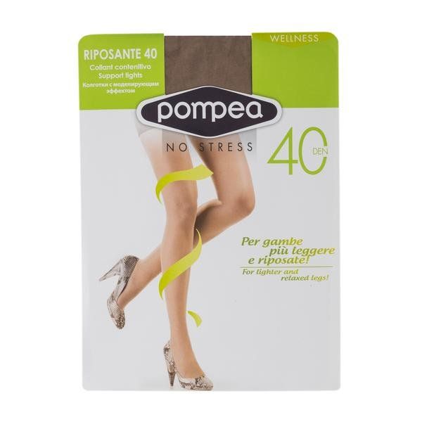 Колготки прозрачные Riposante 40 den р.4-l цв.natural Pompea