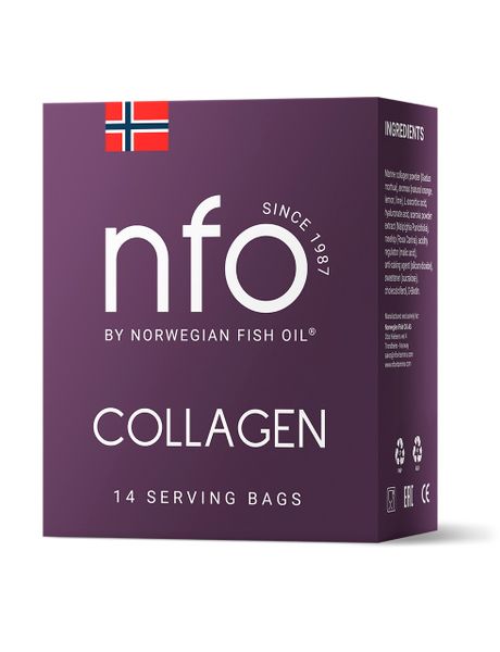 Коллаген NFO/Норвегиан фиш оил саше 5,3г 14шт