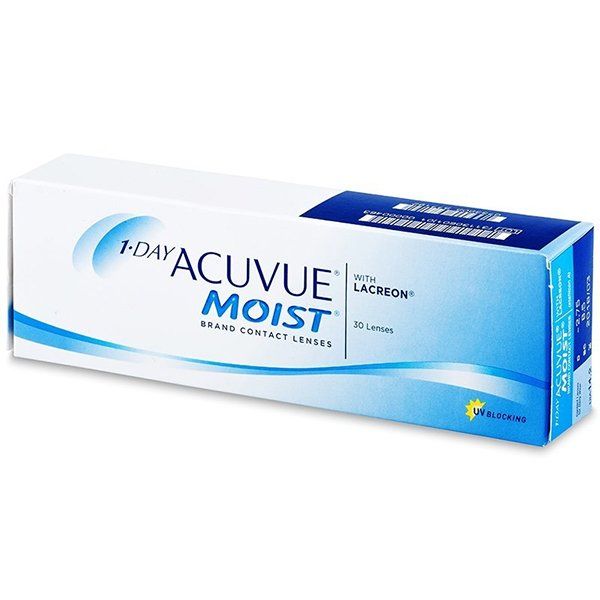 Контактные линзы 1 day acuvue moist 30 шт 9,0, -6,00 johnson & johnson