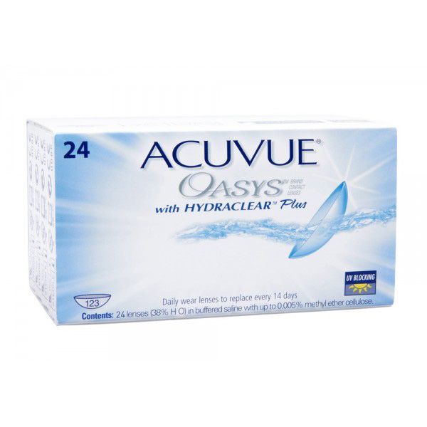 Контактные линзы acuvue oasys 24 шт 8,4, -2,50 johnson & johnson