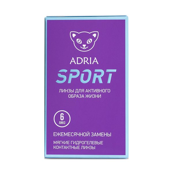 Контактные линзы Adria  Sport 6 шт. 8,6, -2,50