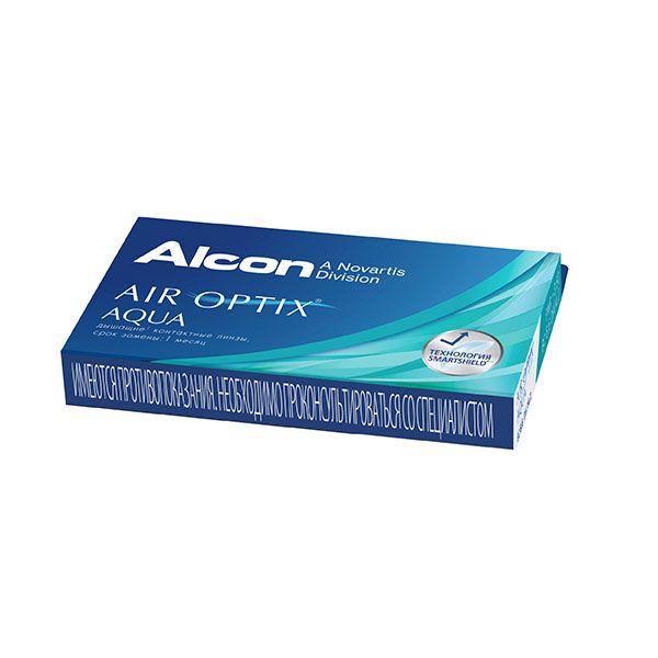 Контактные линзы airoptix aqua sph  8,6 14,2 -03.50 3 шт Alcon