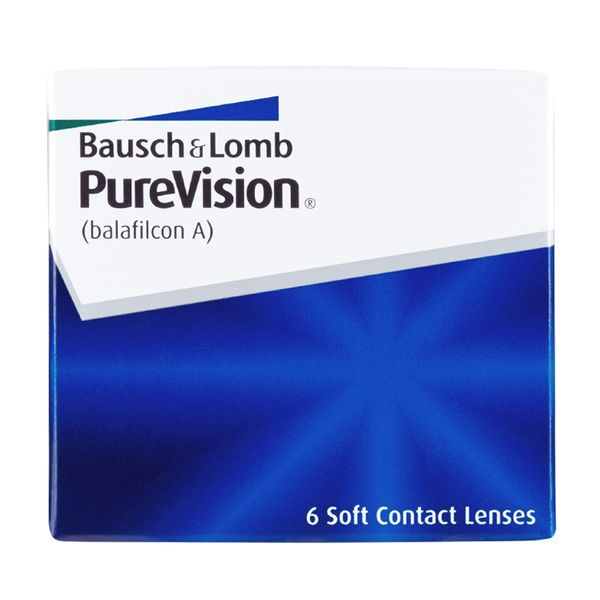Контактные линзы длительного ношения purevision 6 шт 8,6, -2,25 bausch+lomb
