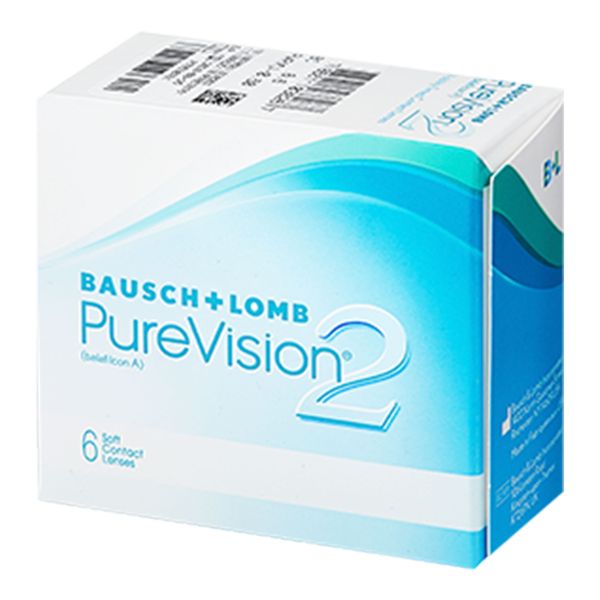 Контактные линзы purevision2 hd 6 шт 8,6, -5,75 bausch+lomb