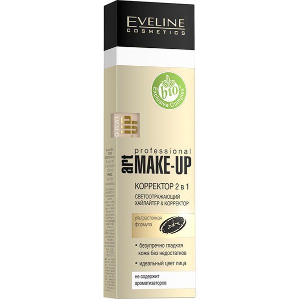 Корректор EVELINE (Эвелин) 2-в-1 Art professional make-up тон 08 Porcelain 7мл