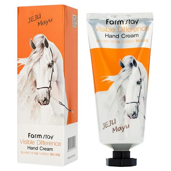 Крем для рук с лошадиным маслом FarmStay 100г