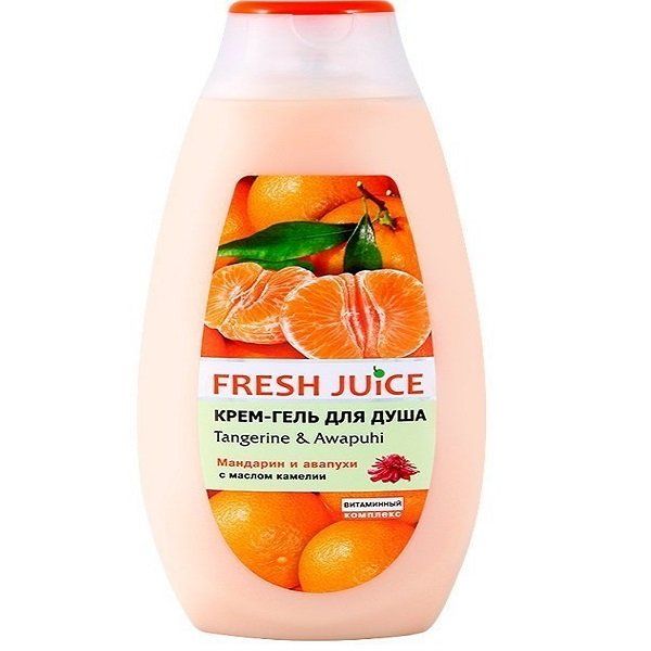 Крем-гель для душа Мандарин и Авапухи Fresh Juice 400мл