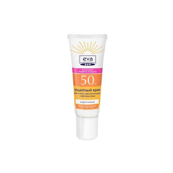 Крем защитный для очень чувствительных участков кожи SPF 50 Eva Sun/ Ева Сан 25 мл