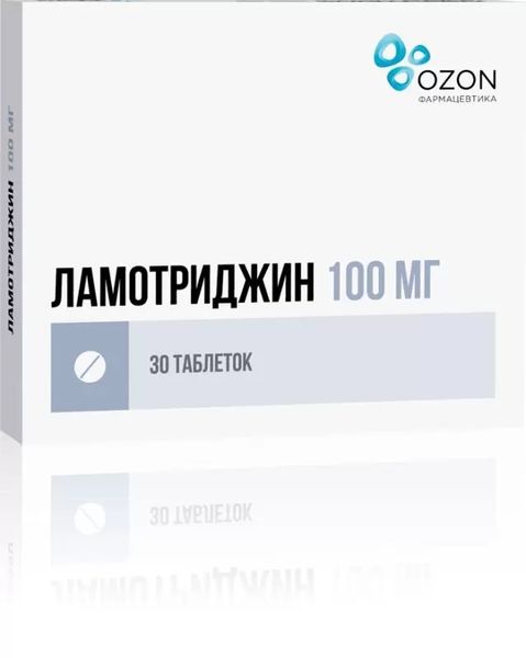 Ламотриджин таб. 100 мг №30