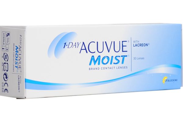 Линзы контактные 1 Day Acuvue Moist 8,5, -3,50 30шт