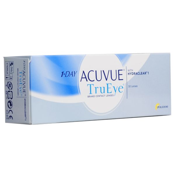 Линзы контактные 1 Day Acuvue TruEye with HydraClear 8,5, -2,25 30шт