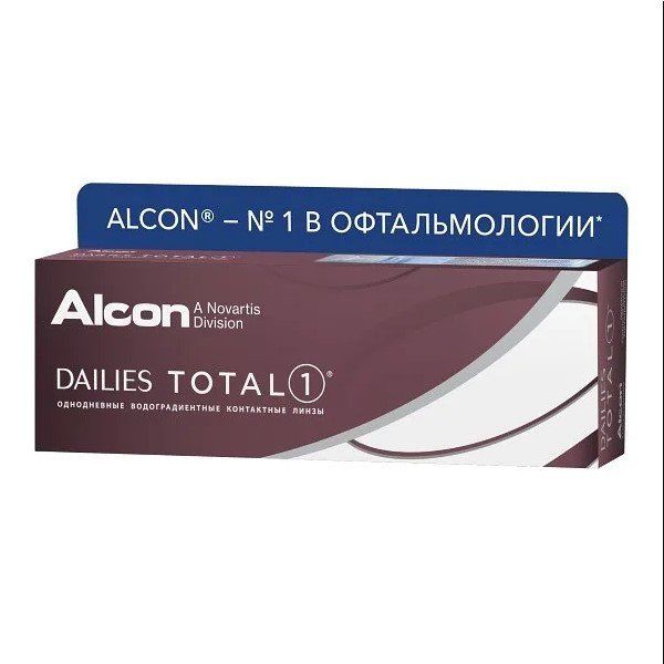 Линзы контактные Alcon/Алкон dailies total 1 (8.5/+2,00) 30шт