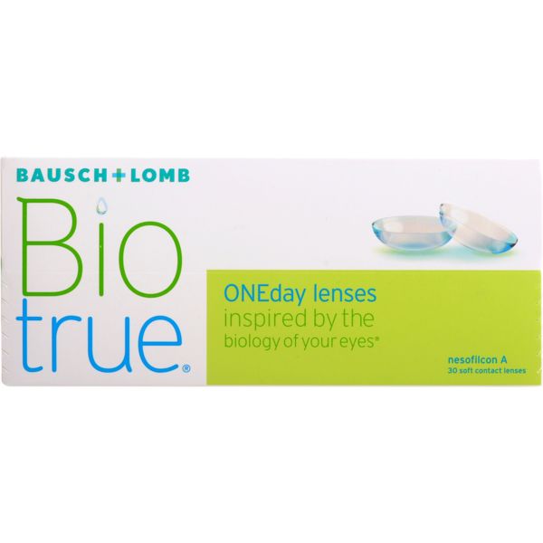 Линзы контактные Biotrue ONEday lens 8,6, -1,50 30шт